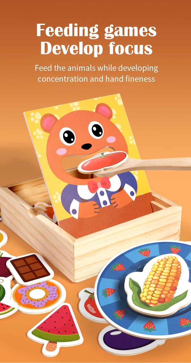 Parent-Child Teddy Bear Feeding Game | Fun Educational Toy
