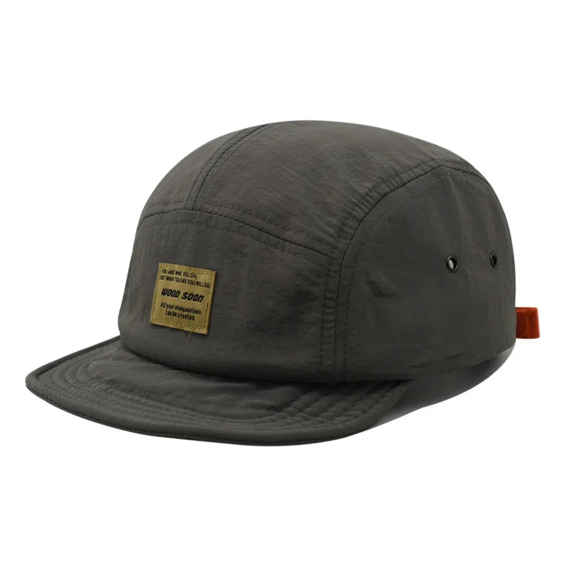 Adjustable 5 Panel Baseball Cap | Quick-Drying Sunscreen Hat