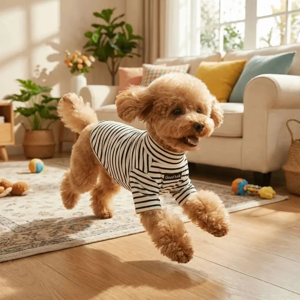 Thermal Dog Sweater | Soft and Warm Striped Pet Clothing