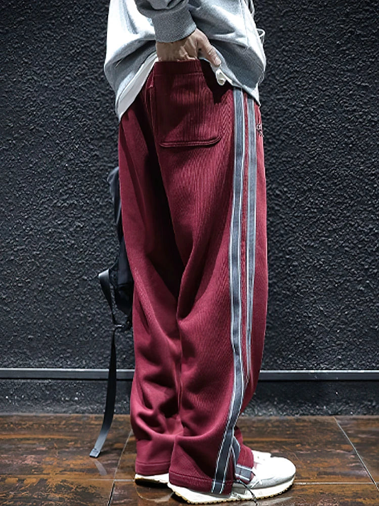 Men's Side Zipper Casual Sport Sweatpants for Outdoor Activities
