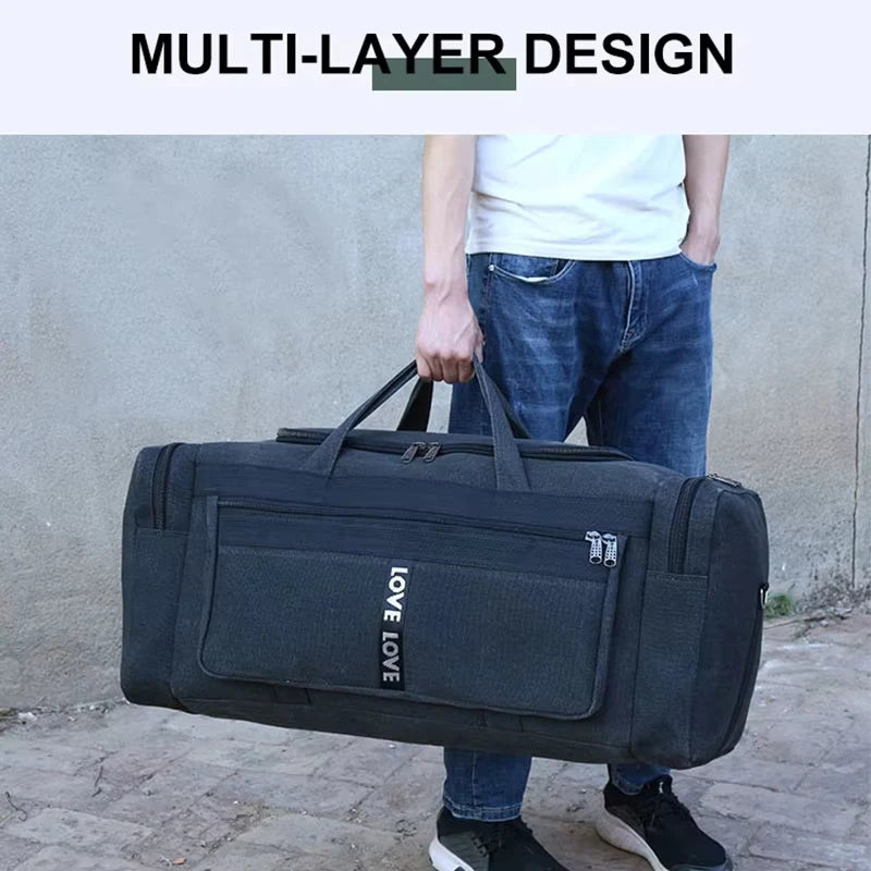 Large Capacity Sports Fitness Travel Duffel Bag | Waterproof Gym Bag