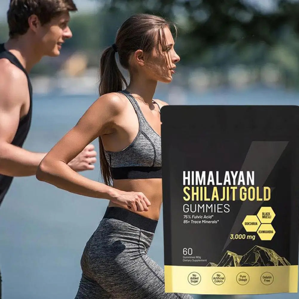 60pcs Himalayan Shilajit Gold Gummies | Boost Immunity & Strength