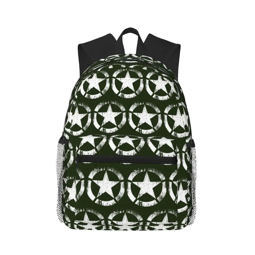 Versatile Military Style Student Backpack for School & Travel