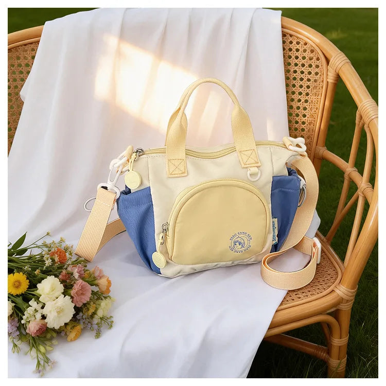 Elegante Bolso de Hombro Color Block | Bandolera Versátil para Mujer