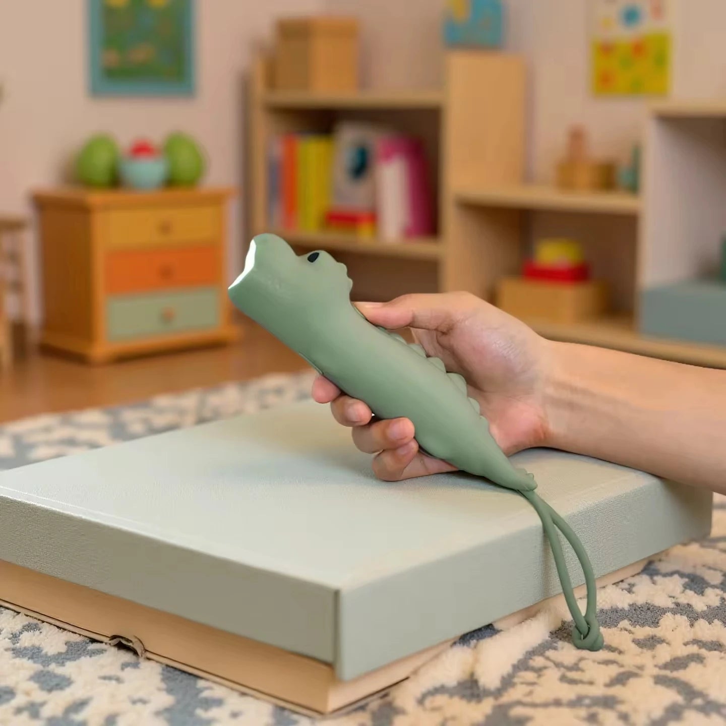 Cute Bear Night Light | USB Rechargeable Kids Flashlight Lamp