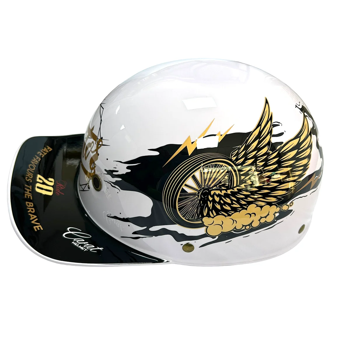Lightweight Half Helmet | Windproof Baseball Cap Style for Riders