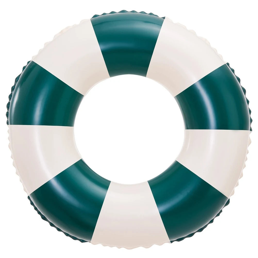 Classic Striped Inflatable Swimming Ring | Perfect Pool Float
