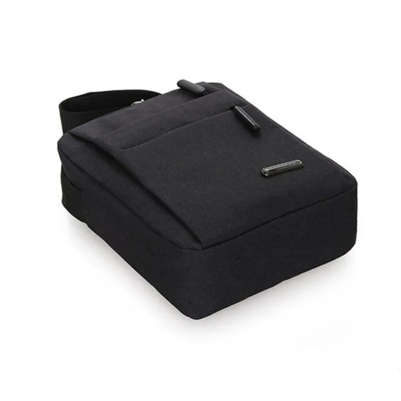Men's Multi-Layer Zipper Crossbody Phone Bag for Travel