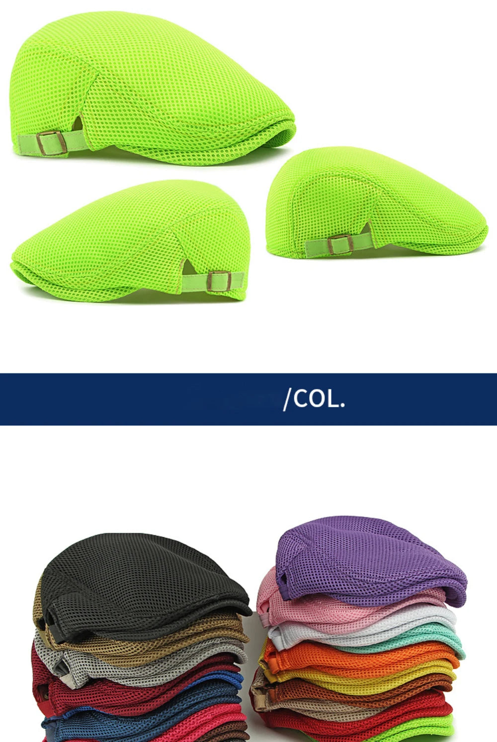 Stylish Unisex Beret Caps | Breathable Sun Hats for Summer