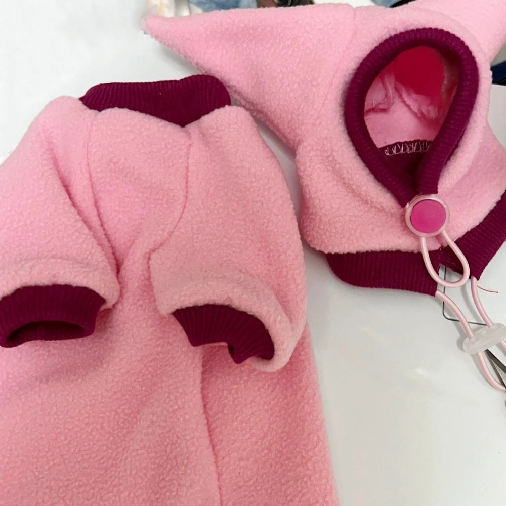 Winter Fleece Cat Coat Suit | Warm & Stylish Pet Apparel