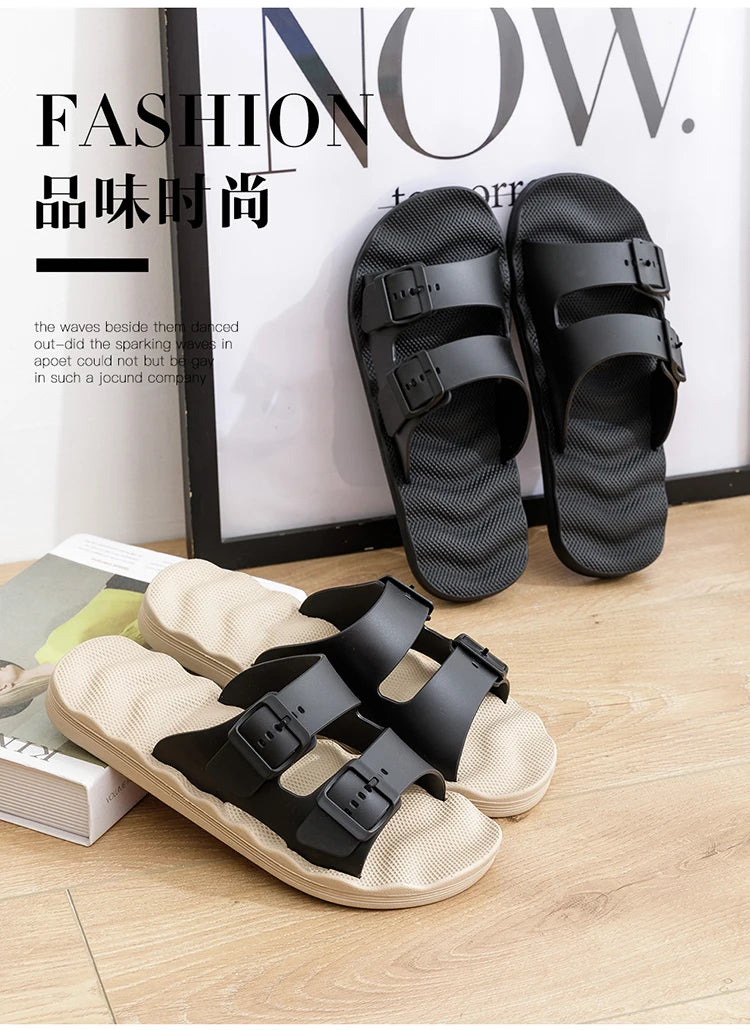 Comfortable Adjustable Men's Summer Slippers | Lightweight Beach Sandals