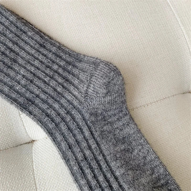 Cozy Thermal Crew Socks for Women | Luxurious Cashmere & Wool