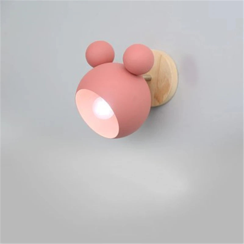 Nordic Mickey Wall Lamp | Lovely Children's Room Lighting