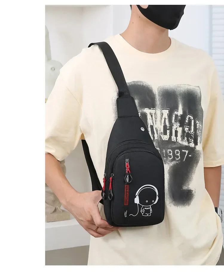 Stylish Casual Chest Bag for Men | Versatile Crossbody Backpack