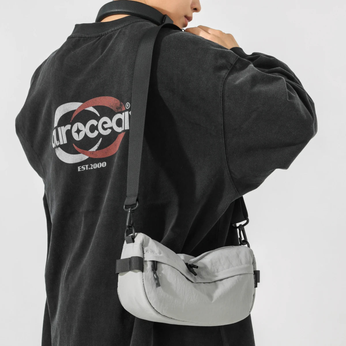 Lightweight Waterproof Nylon Crossbody Bag for Casual Adventures