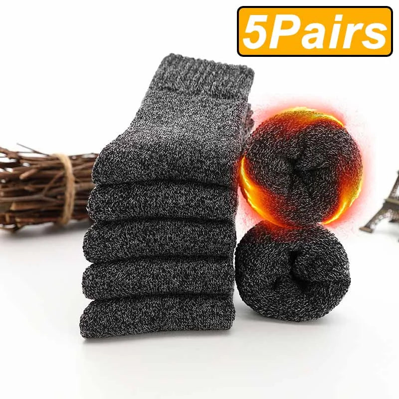 Cozy Winter Warm Wool Socks | Thick & Comfortable for All