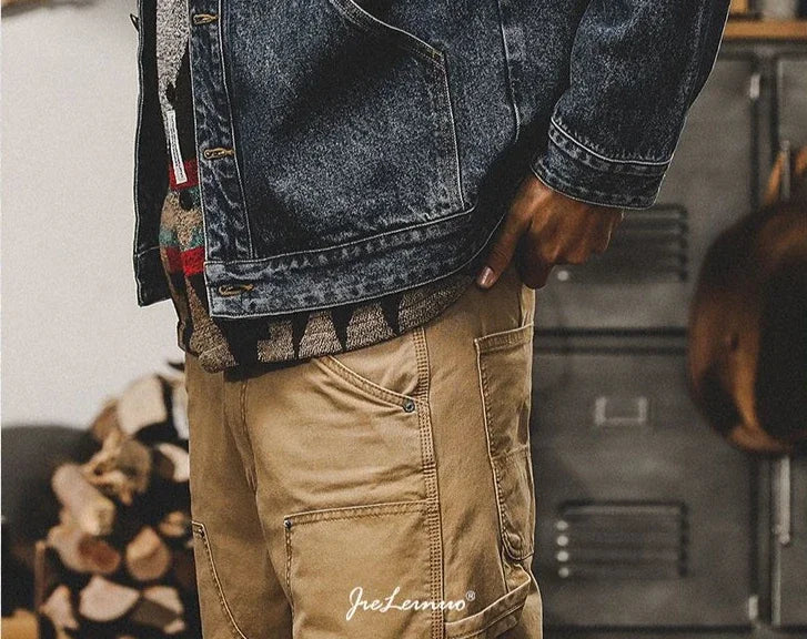 Trendy Loose Cowboy Coat for Men | Casual Denim Jackets
