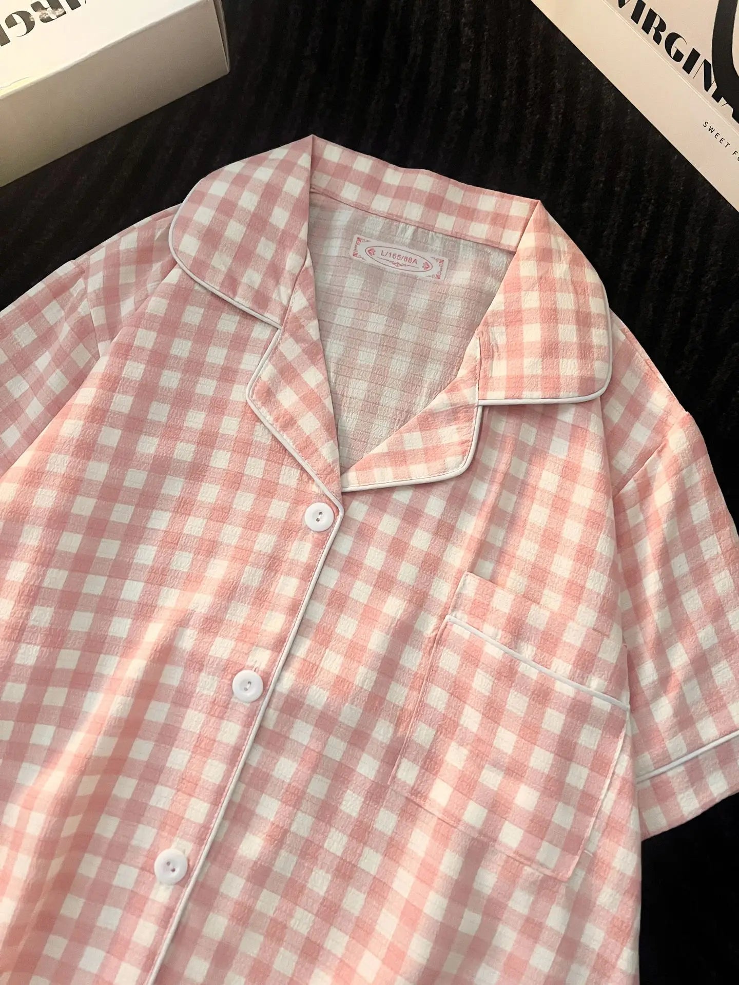 Cute Women's Summer Pajamas | Comfortable Bubble Cotton Home Wear