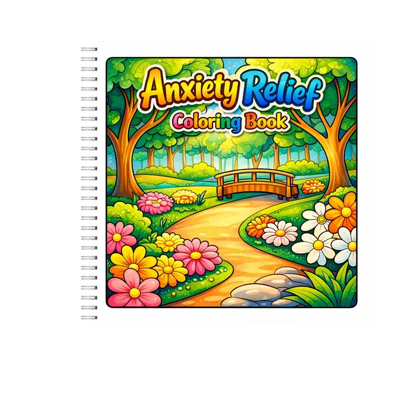 Garden Coloring Book for Adults | Stress Relief & Relaxation