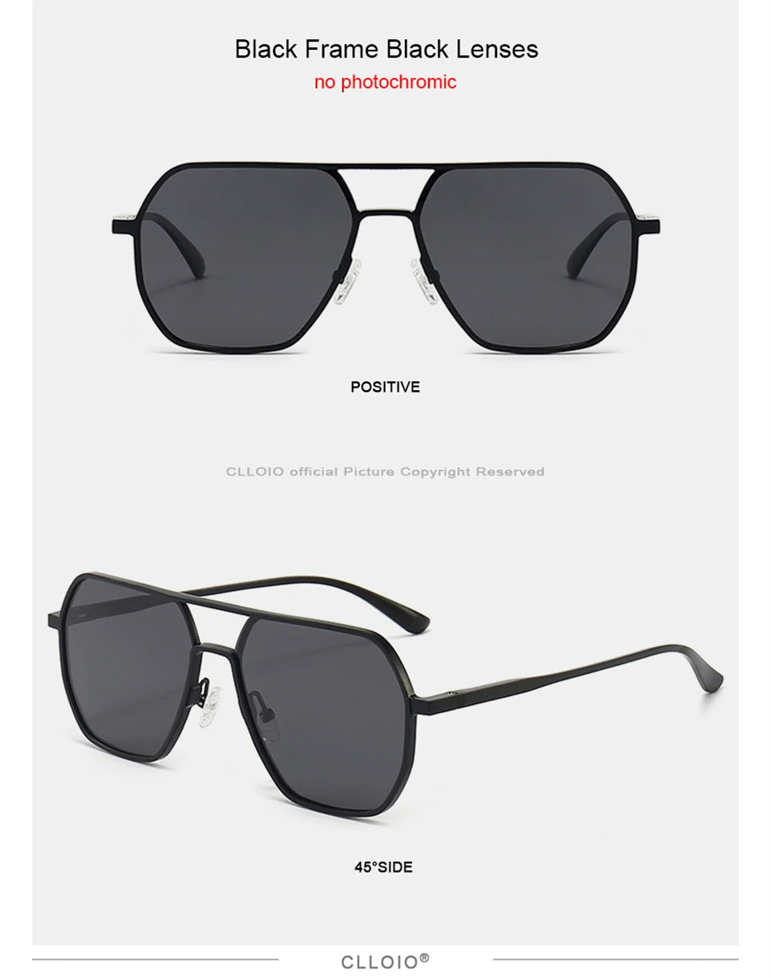Fashionable Photochromic Polarized Sunglasses for Men & Women