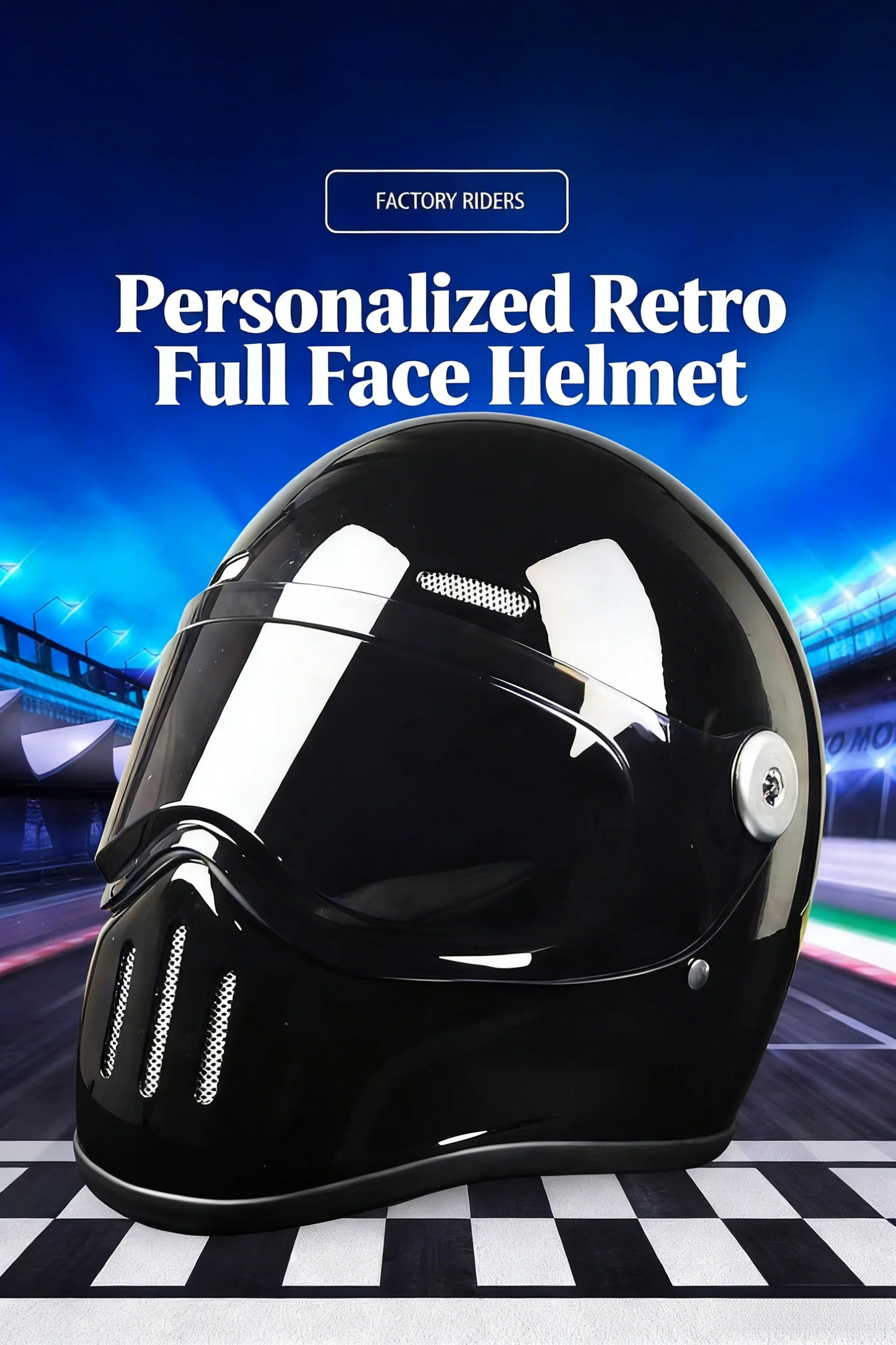 Dual Visor Full Face Motorcycle Helmet | ECE DOT Approved Design