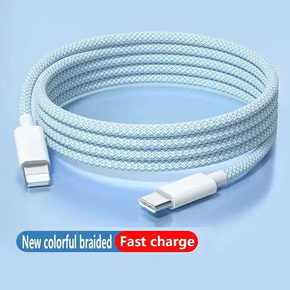 20W USB-C Fast Charging Cable for iPhone & iPad Devices