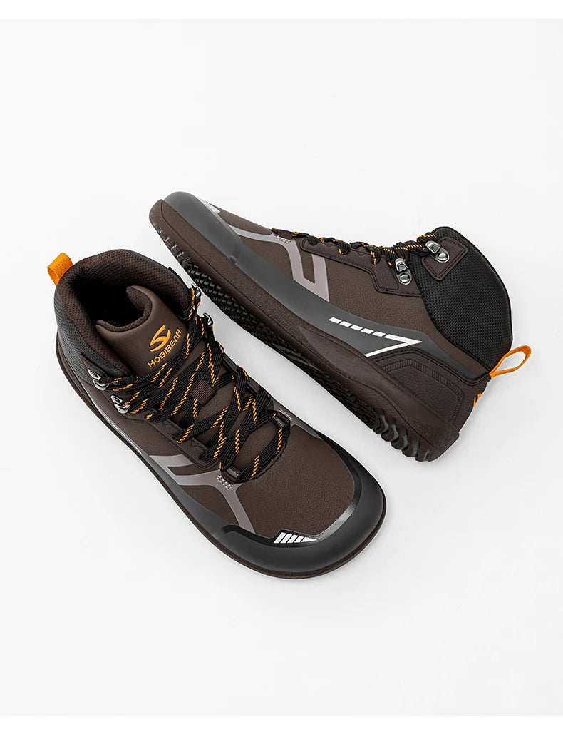 Unisex Mid Top Barefoot Hiking Shoes | Comfortable Trail Boots