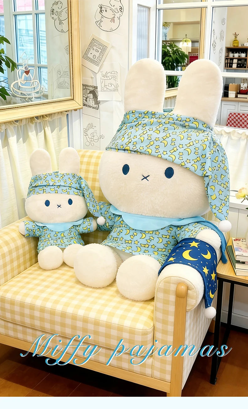 Large Plush Rabbit Pajamas Toy | Cuddle Companion for Kids