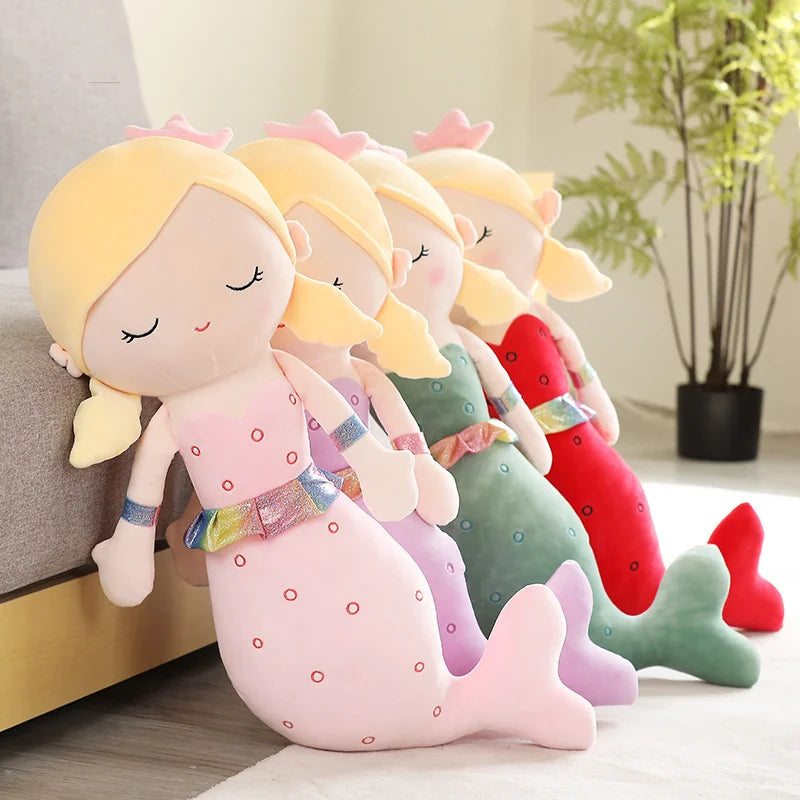 Mermaid Plush Toys | Soft Cozy Throw Pillow for Kids