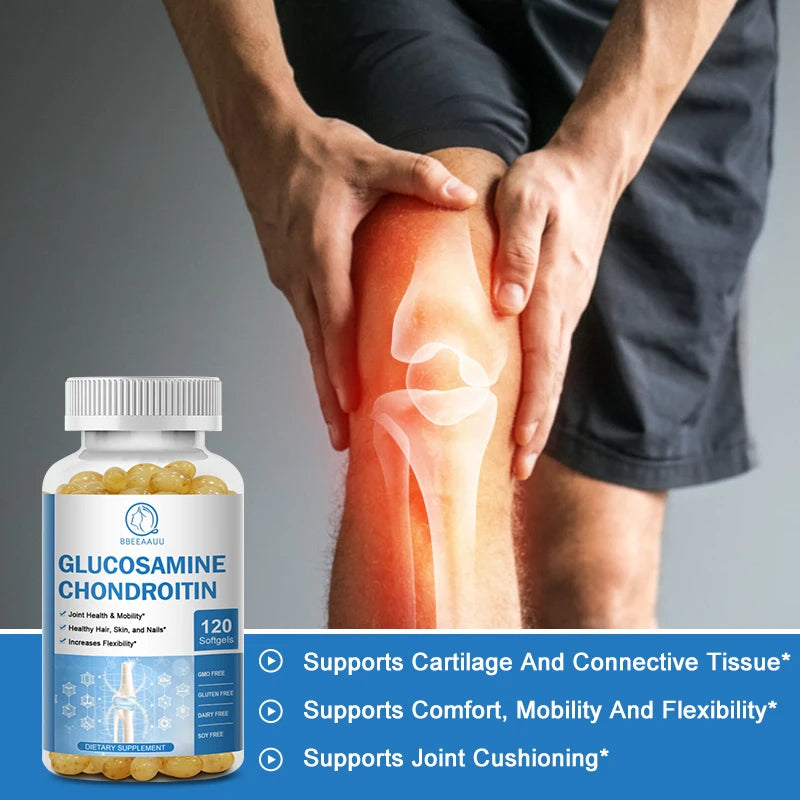 Vitamin D Glucosamine Chondroitin Capsules for Joint Relief