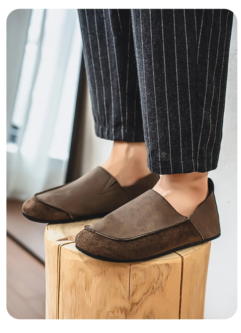 Men's Casual Walking Loafers | Soft Leather Comfort Shoes