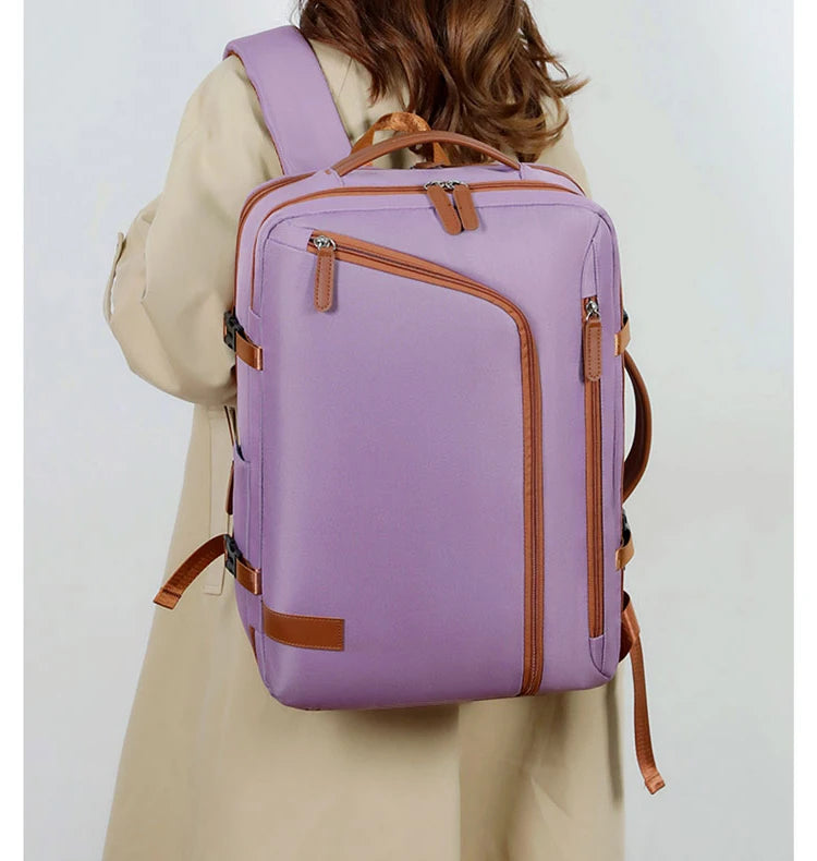 Unisex Simple Business Computer Backpack | Large-Capacity Travel Bag
