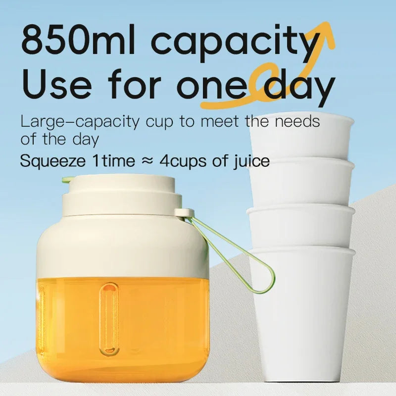 Portable Juicer Cup | USB Rechargeable Smoothie Blender for Home