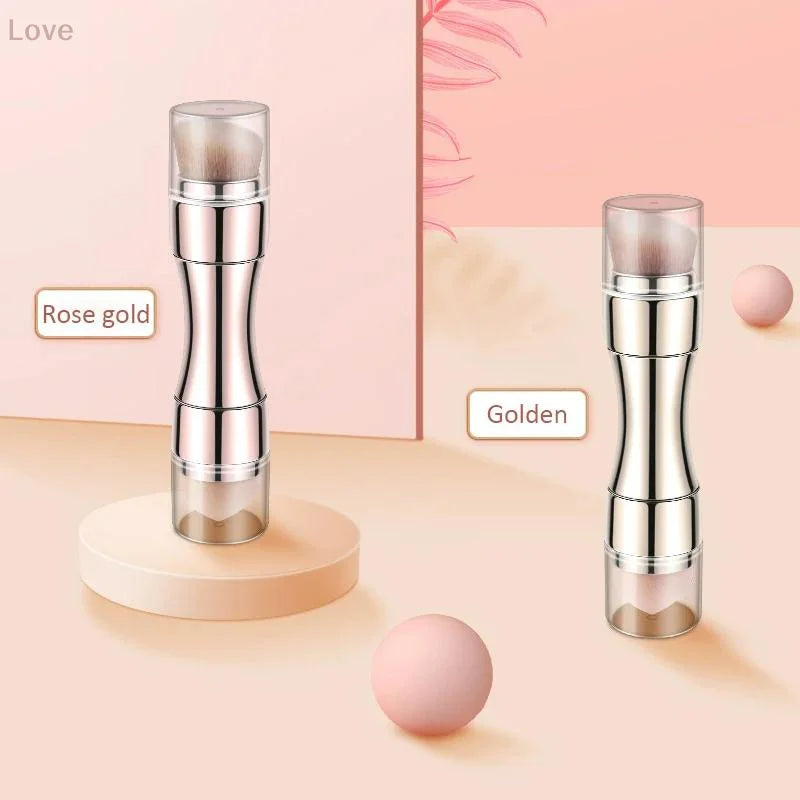 4 In 1 Makeup Brush Set | Retractable Travel-Friendly Beauty Tool