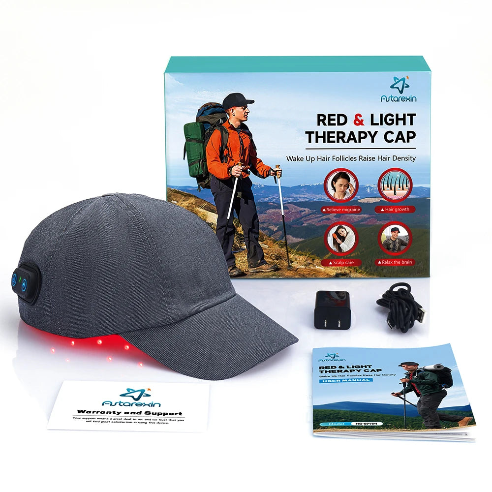 Infrared LED Hair Growth Cap | Red Light Therapy for Regrowth