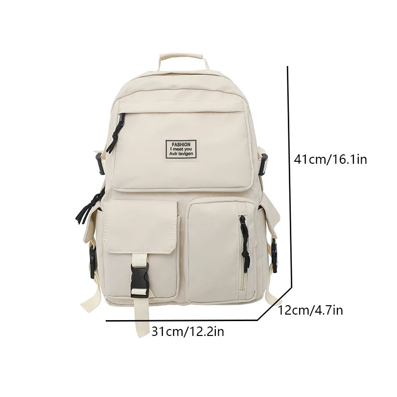 Universal Large-Capacity Nylon Computer Backpack | Stylish & Functional