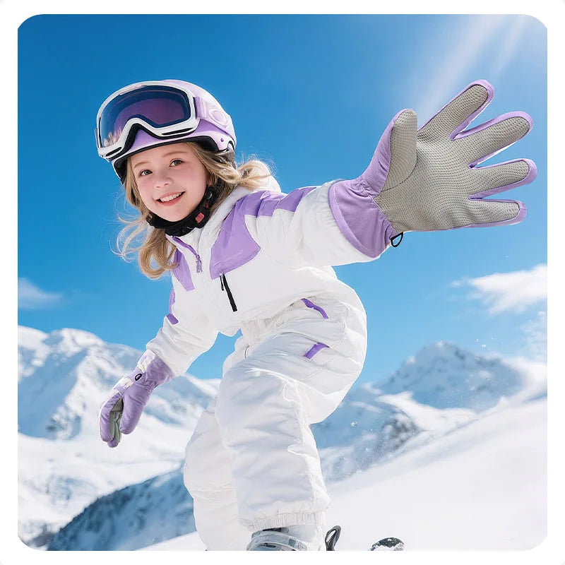 Children's Winter Waterproof Ski Gloves | Warm & Cozy Sports Gear