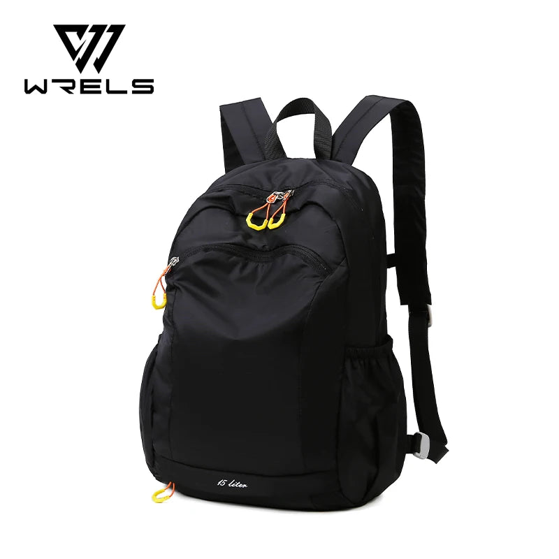 WRELS Outdoor Sports Backpack Wet Dry Seperation Fitness Hydration Backpack Lightweight Folding Waterproof Hiking Shoulders Bag