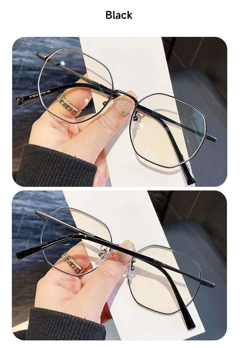 Stylish Geometric Women's Reading Glasses | Anti-Blue Light