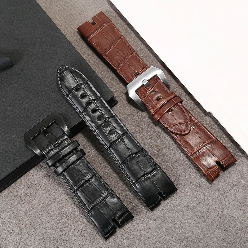 Premium Genuine Cowhide Leather Watch Strap | 26mm Replacement Band