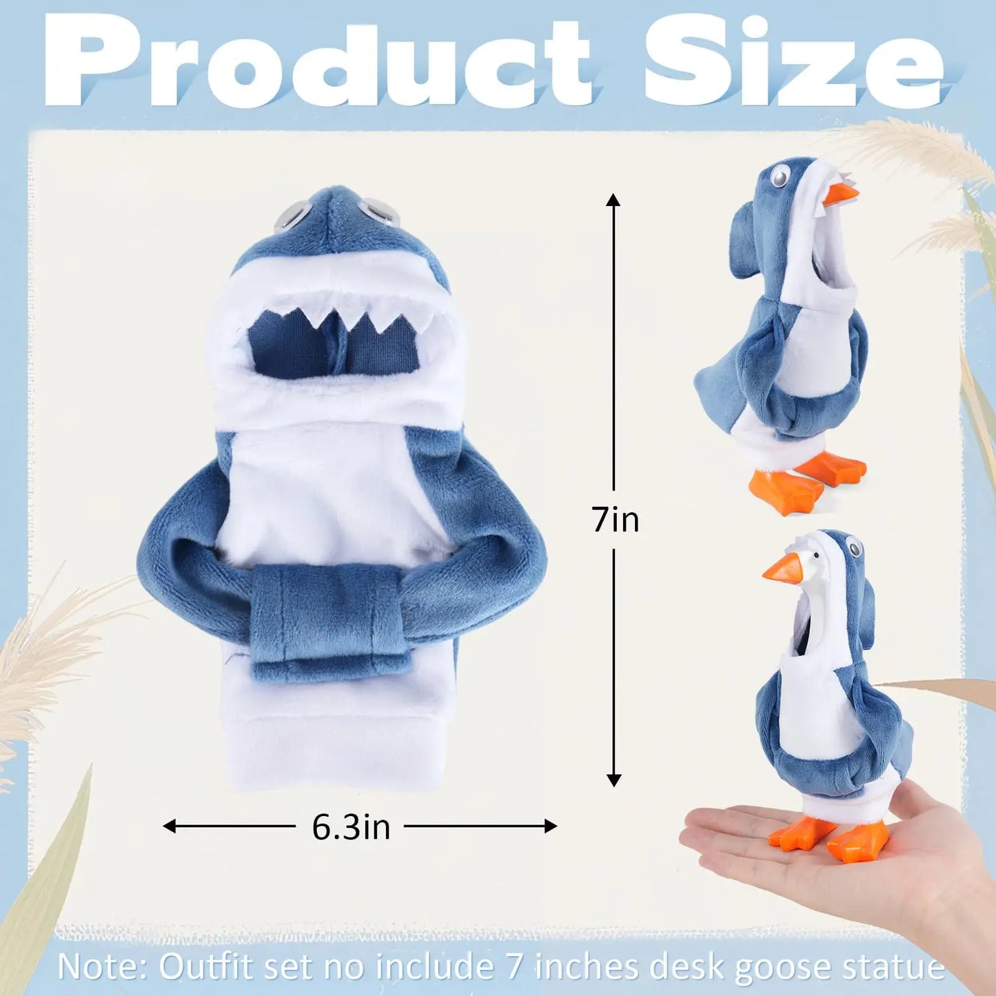 7-Inch Desk Goose Outfits | Fun and Playful Desktop Accessories