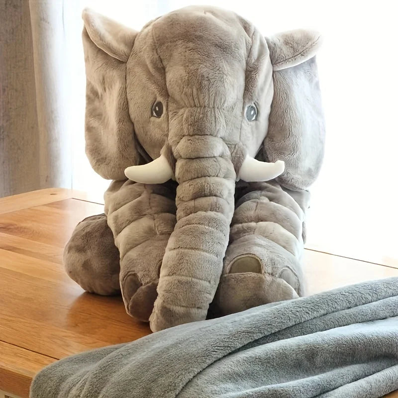 40cm Soft Elephant Plush Toy | Adorable Baby Pillow Decoration