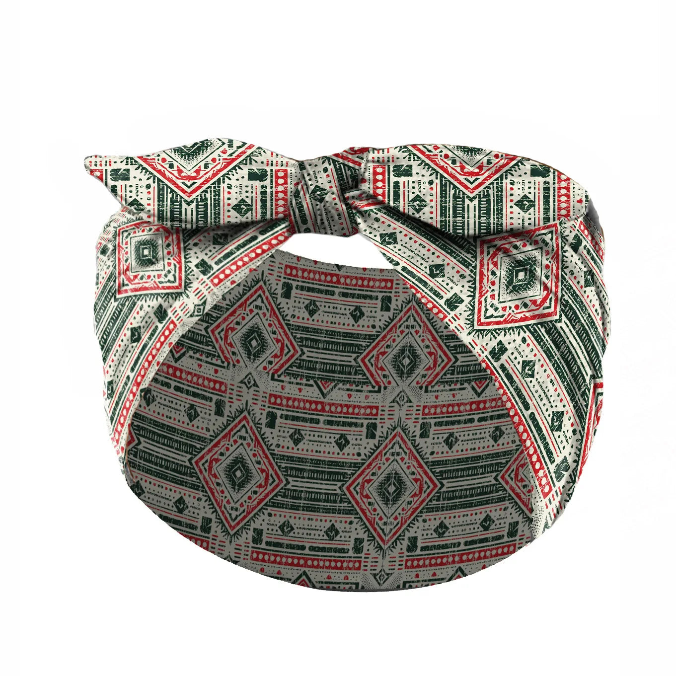 Bohemian Printed Rabbit Ear Elastic Headband | Stylish Accessory