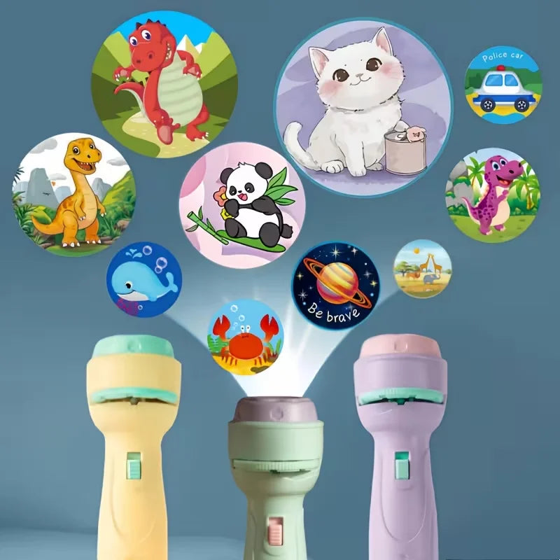 Projection Flashlight Toy | Fun and Educational Projector for Kids