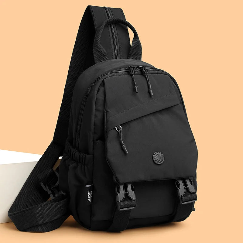 Unisex Lightweight School Backpack | Water-Resistant Nylon Bag