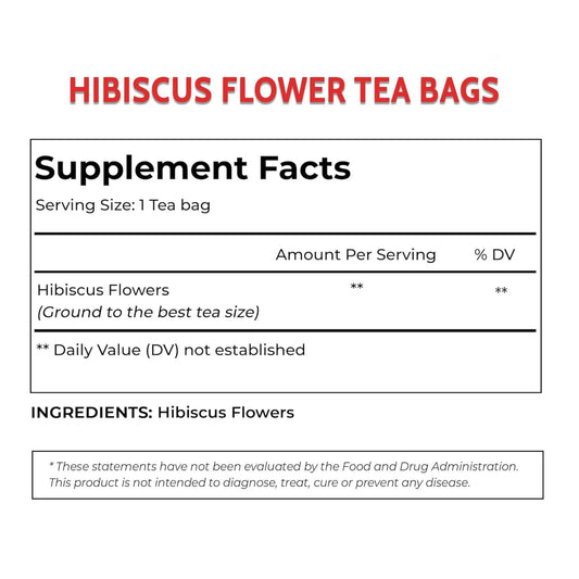 Decaffeinated Herbal Tea Bags | Antioxidant-Rich Luoshen Flower Tea