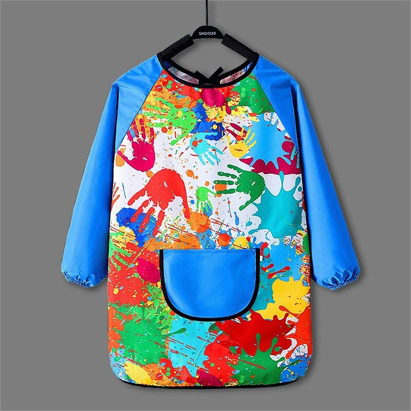 Waterproof Children's Art Apron | Long Sleeved Cover for Kids