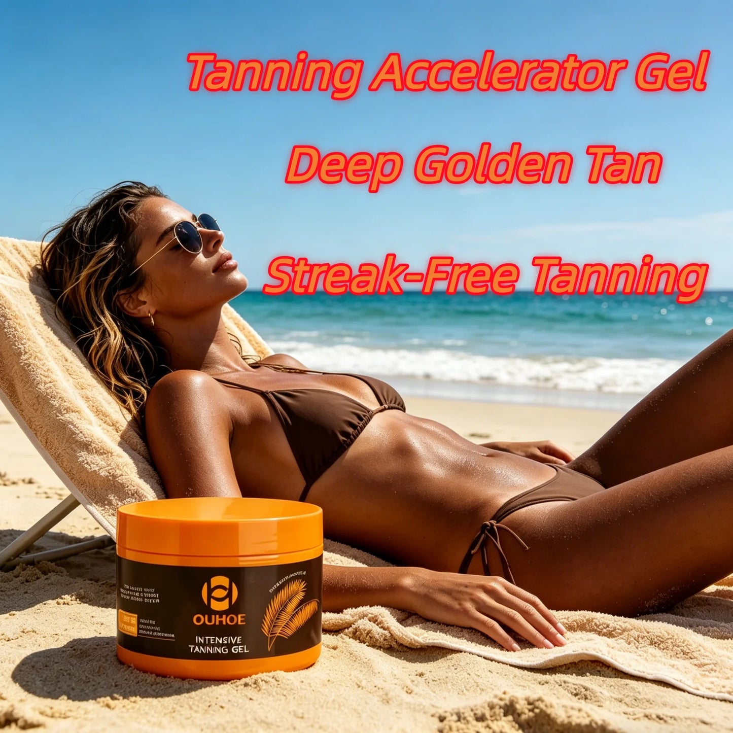 Streak-Free Tanning Accelerator Gel | Nourishing & Soothing