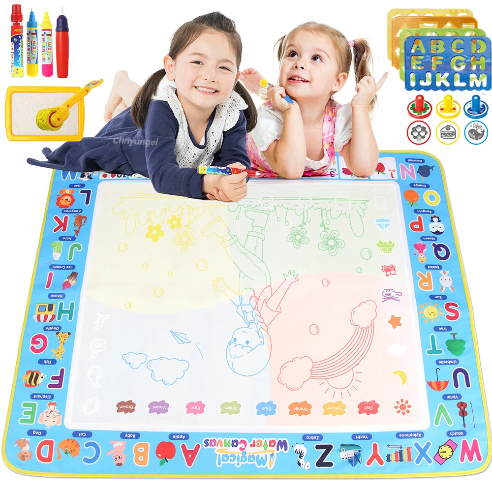 Magic Water Drawing Mat for Kids | Reusable Mess-Free Doodle Toy