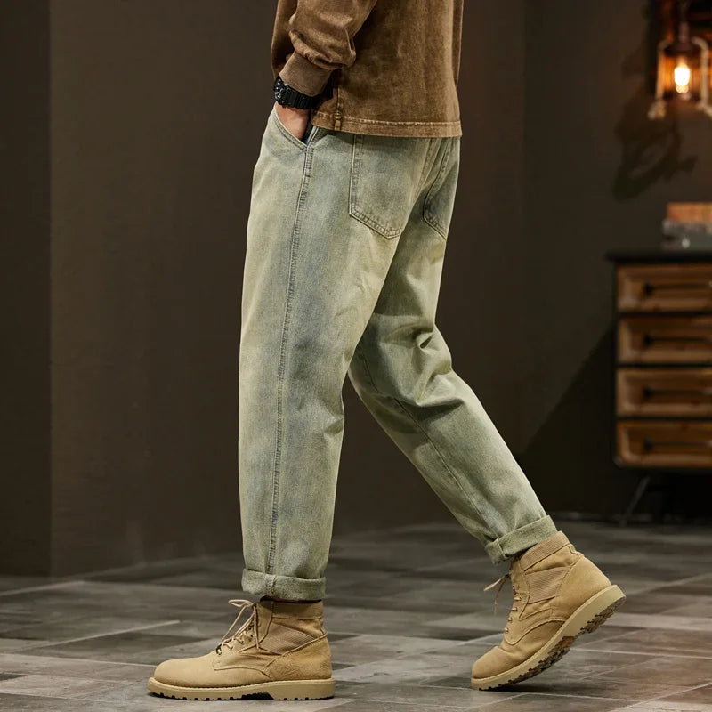 Men's Loose Harem Pants | High Quality Cotton Baggy Jeans